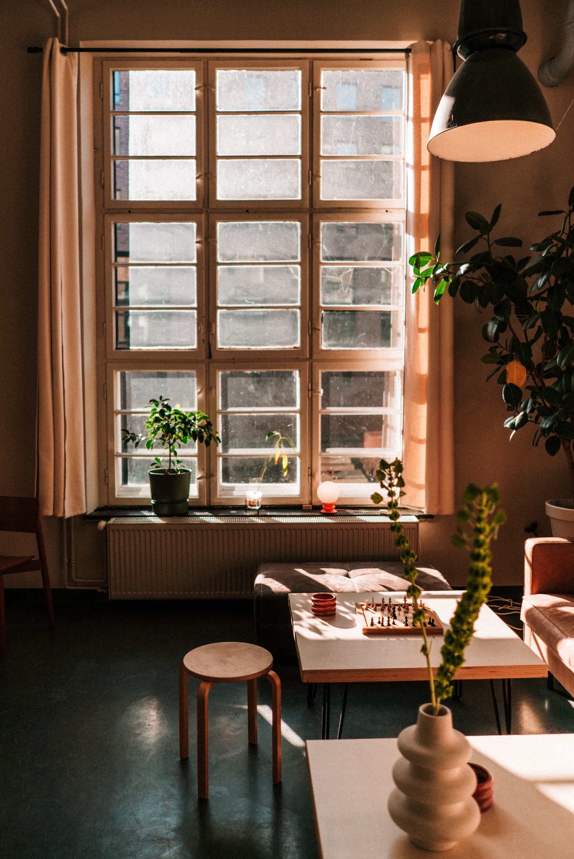 Innenraum des Amoahs Cafés